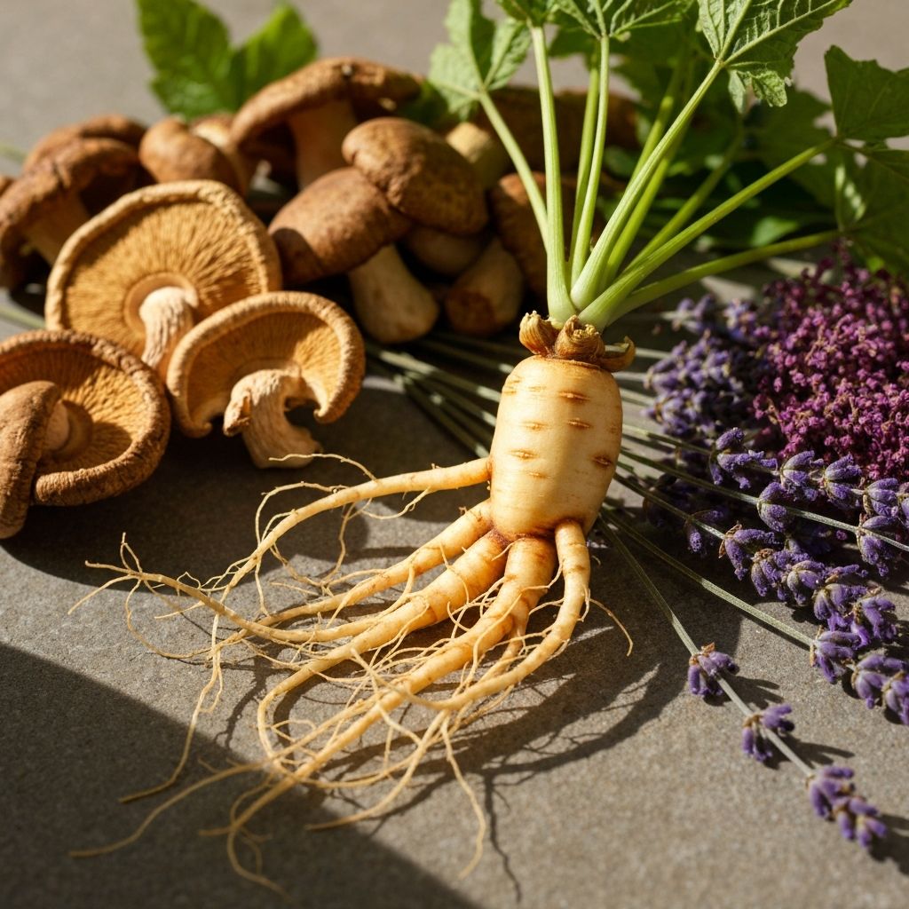 Pflanzlicher Komplex mit Ginseng