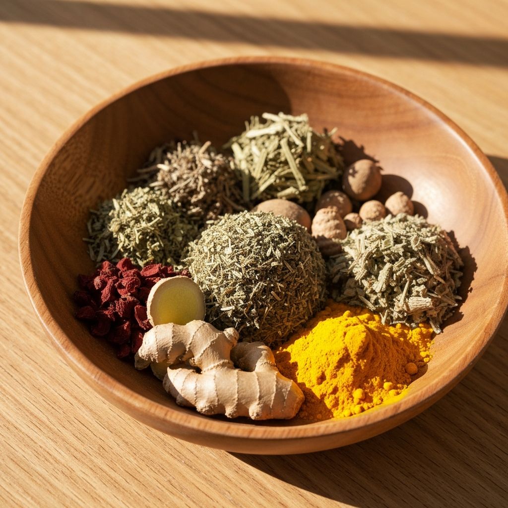 Traditionelle Kräuter und Pflanzen